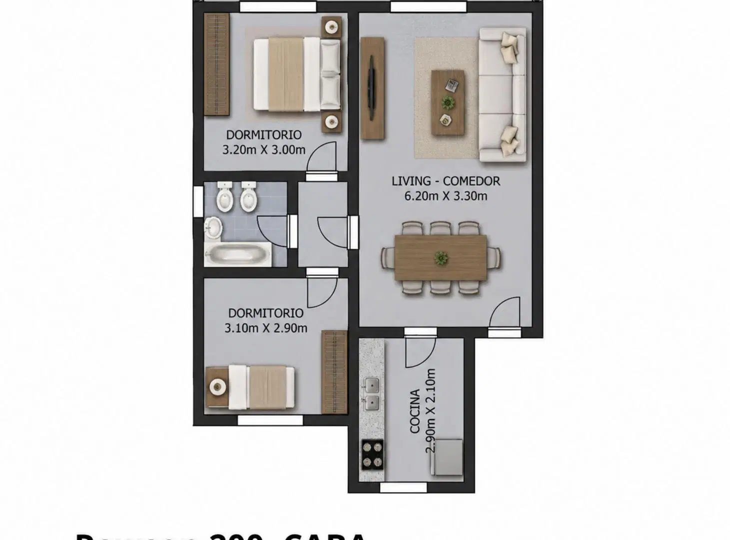 VENTA DEPARTAMENTO 3 AMBIENTES- ALMAGRO 5