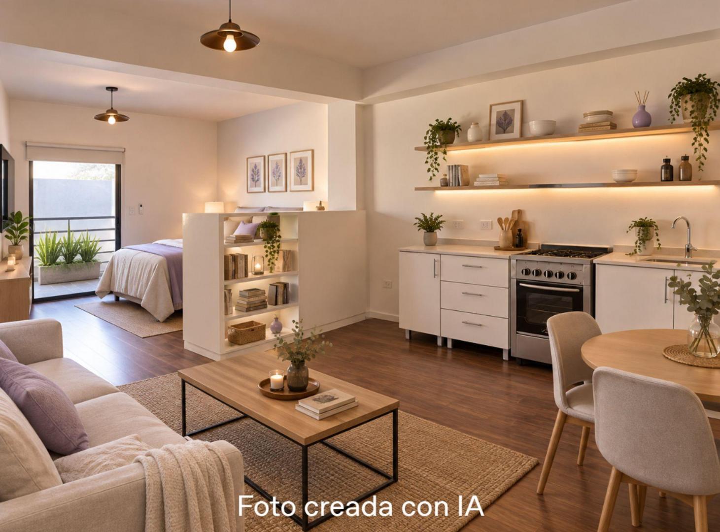 Foto de Alquiler Monoambiente dividido 44m2+Patio+Balcón, imagen 3