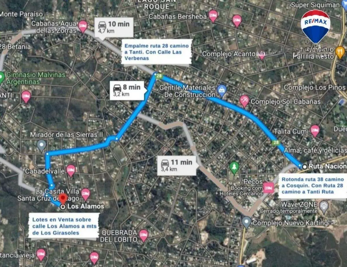 VENTA LOTE VILLA SANTA CRUZ DEL LAGO 5