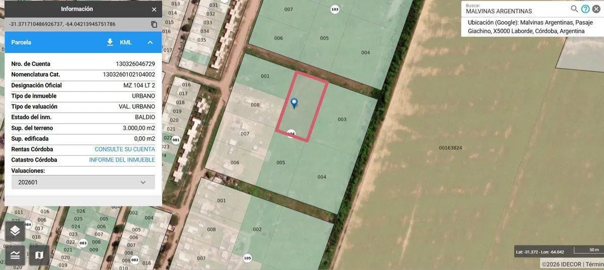 VENTA TERRENO 3000 M2 APTO  URBANO O INDUSTRIAL 6
