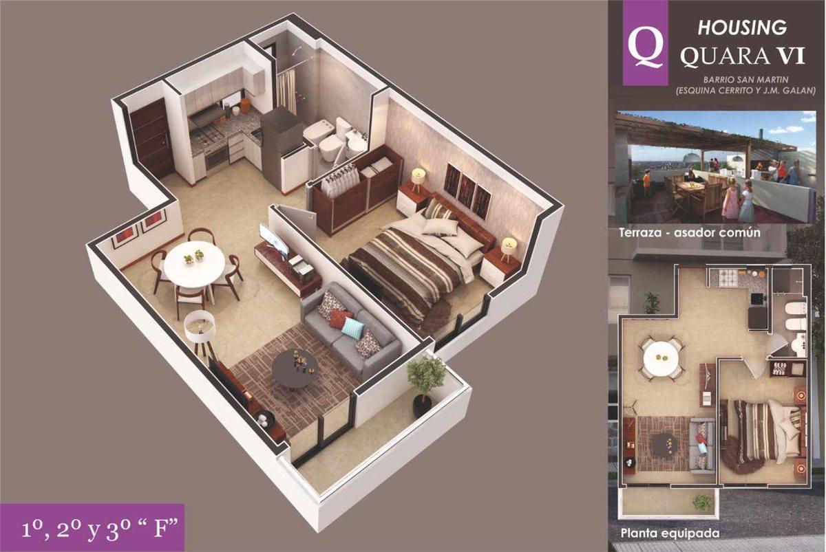 Foto de VENTA DEPTO 1 DORM BALCON FRENTE SAN MARTIN, imagen 4