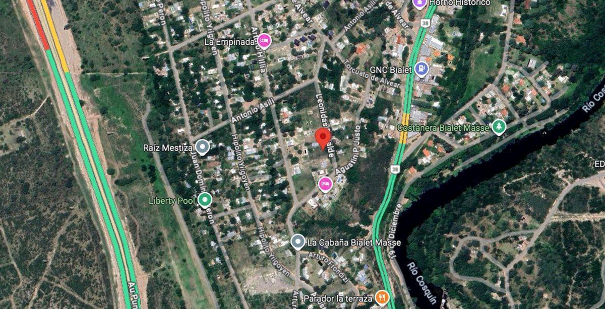 Foto de VENTA TERRENO 517 M2 EN BIALET MASSE A MTS DE RIO, imagen 1