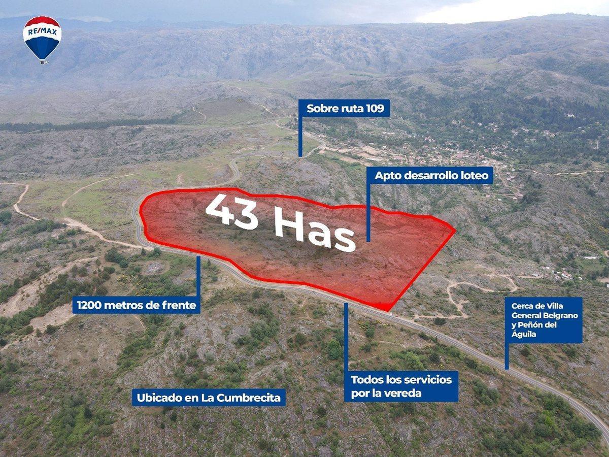 Foto de VENTA Campo 43 Has Cumbrecita Ruta 109, imagen 2