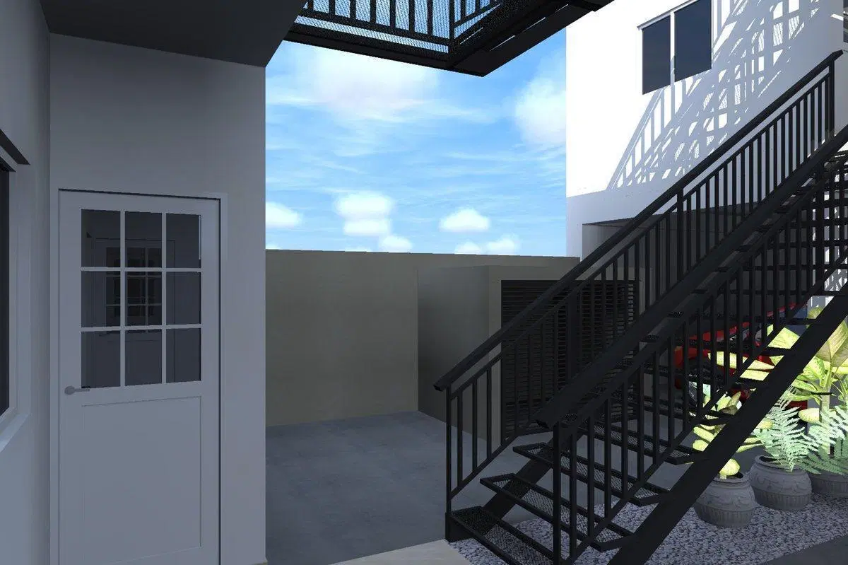 Dpto en pozo 1 dorm. 2do piso c/cochera 5
