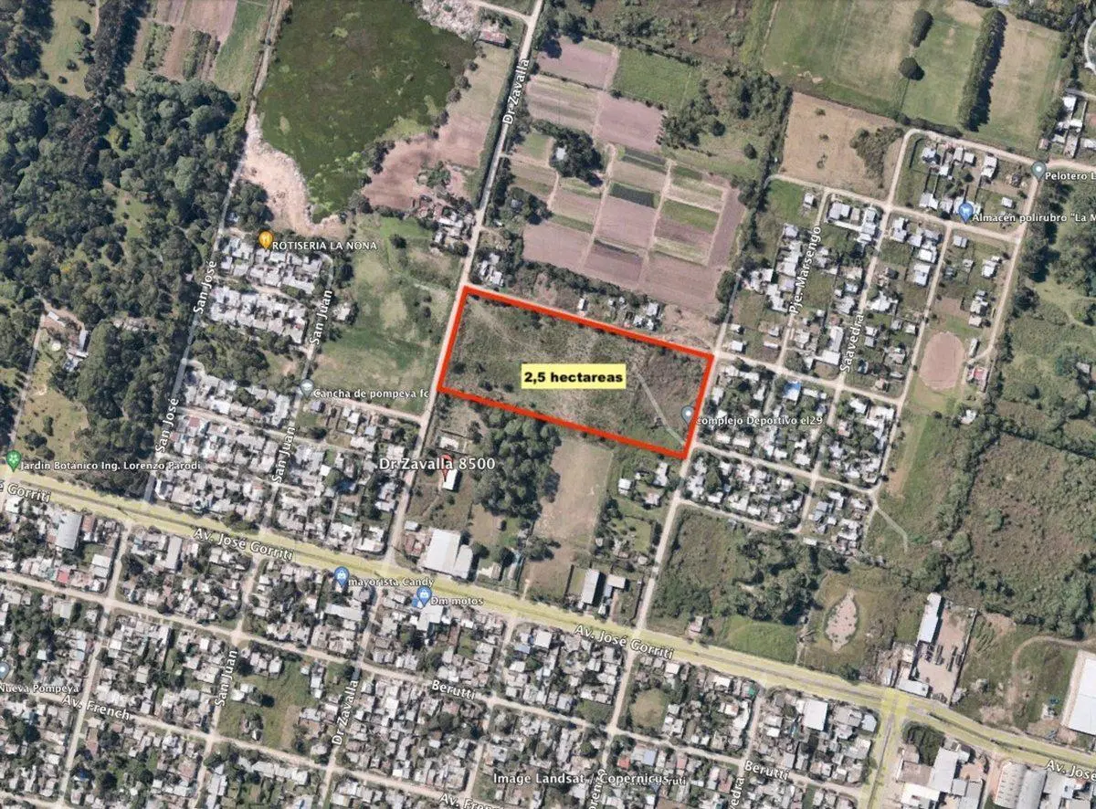 SE VENDE LOTE DE 2,5 HECTAREAS DR ZAVALLA AL 8500 4