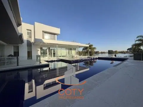 Nordelta Barrio El Golf - Venta casa espectacular al lago central 8