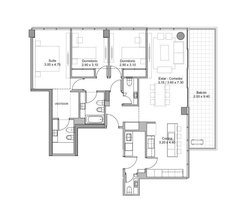 Foto de Black Tower Nuñez- Venta Departamento de 4 ambientes, imagen 1