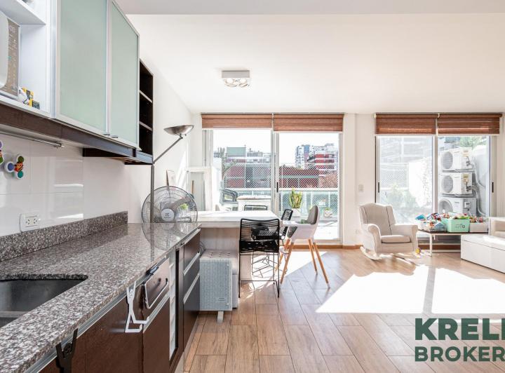 Monoambiente con cochera. Edificio full amenities en  Belgrano 5