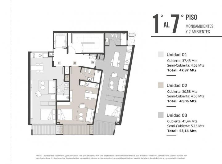 Monoambiente divisible en venta en Belgrano