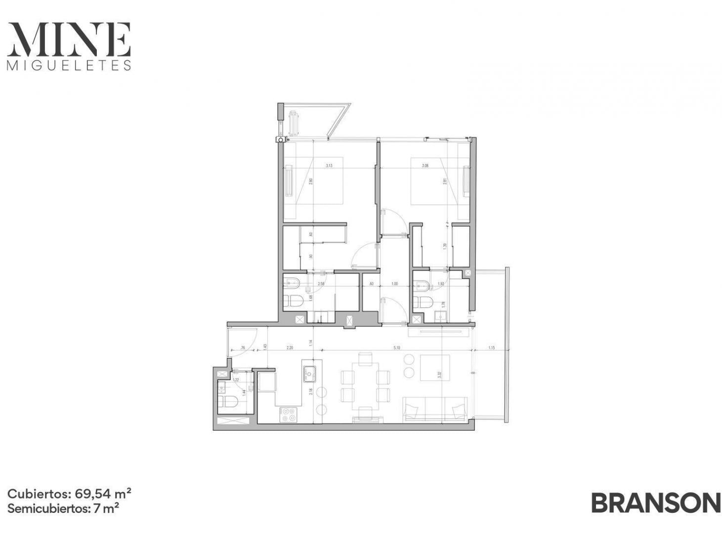 Departamento en Bajo Belgrano