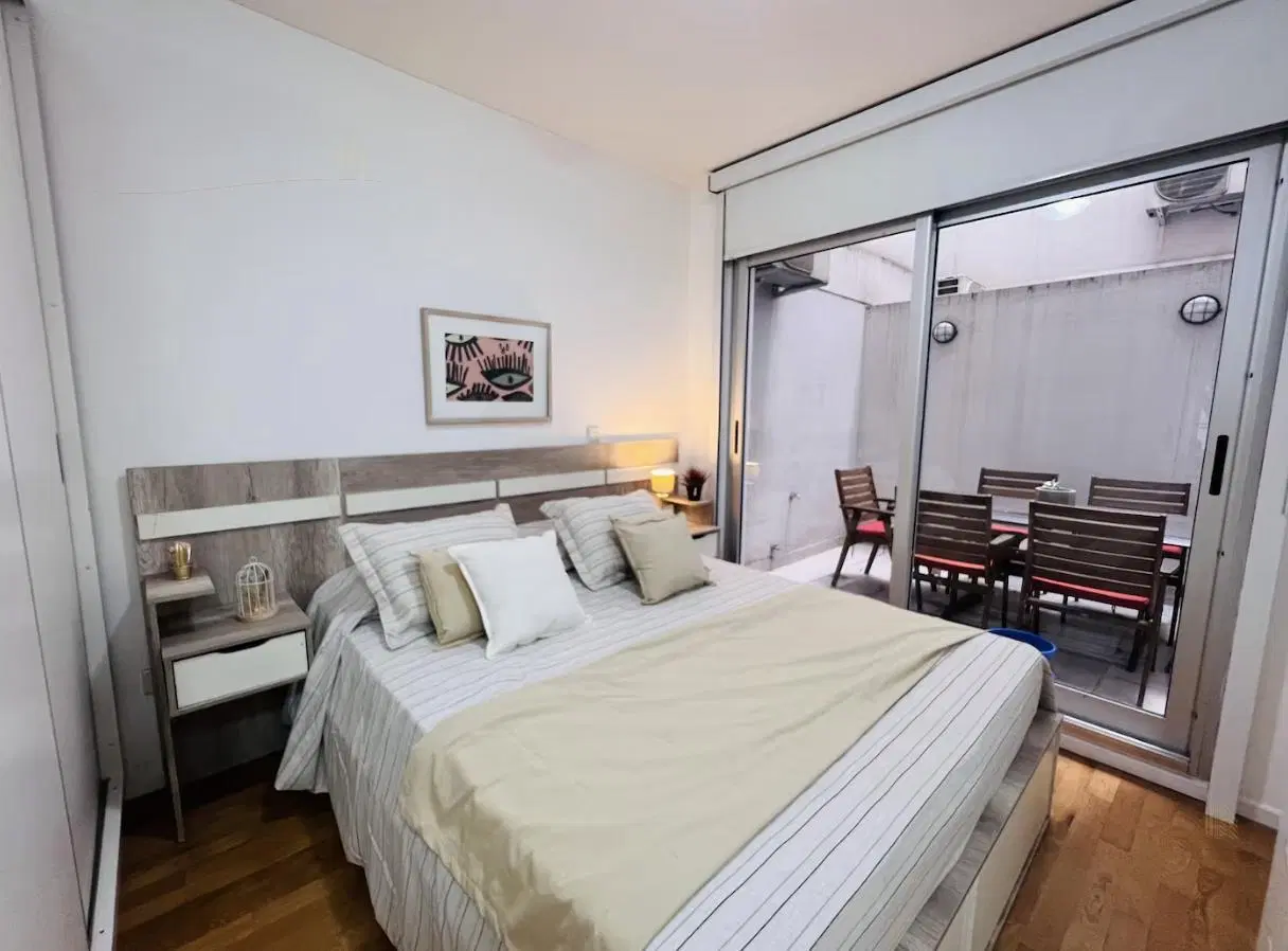epartamento todo amoblado y equipado - amplio balcon y patio propio - piscina - amenities 1