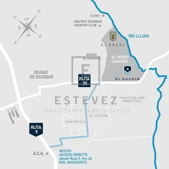 Lote con amarra propia, Barrio Náutico El Cazal, Escobar 5