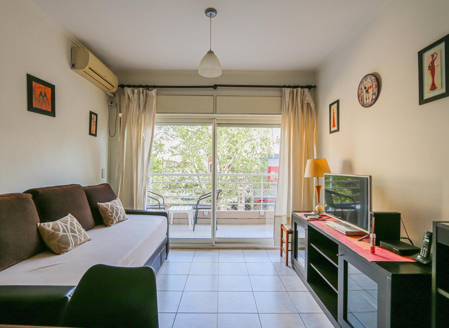 Excelente Depto 2 Ambientes En Almagro C/amenities Y Balcón.