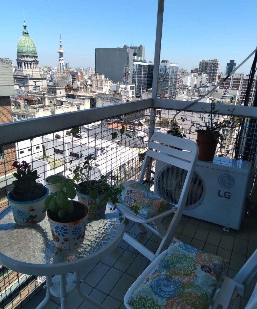 PISO 17, 3 AMBIENTES 51M2 BALCON VISTA ABIERTA COCHERA FIJA VIVIENDA Y PROF