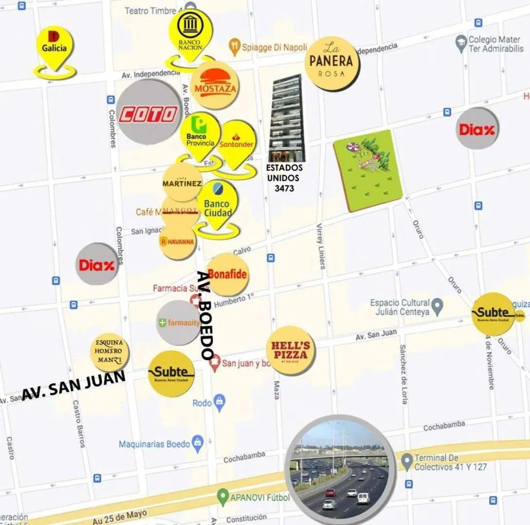 VENTA DEPARTAMENTO 3 AMB 2 BALCONES BOEDO 5