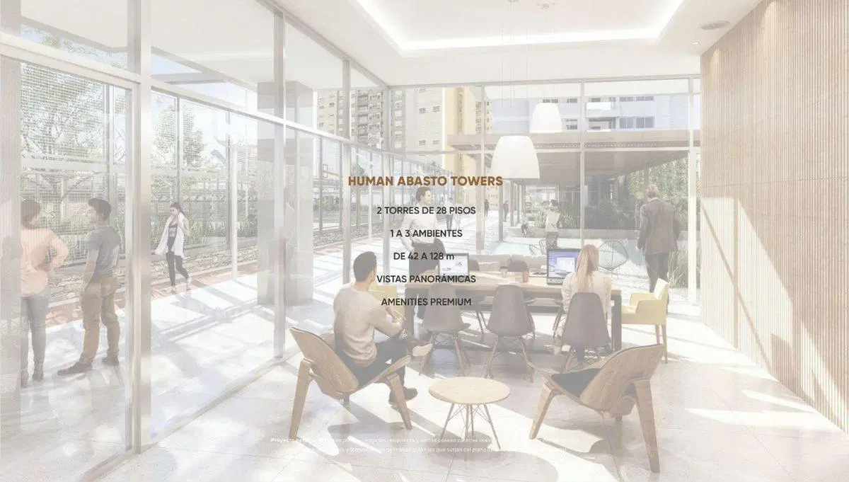 DPTO 2 AMBIENTES A ESTRENAR EN HUMAN ABASTO TOWERS 5