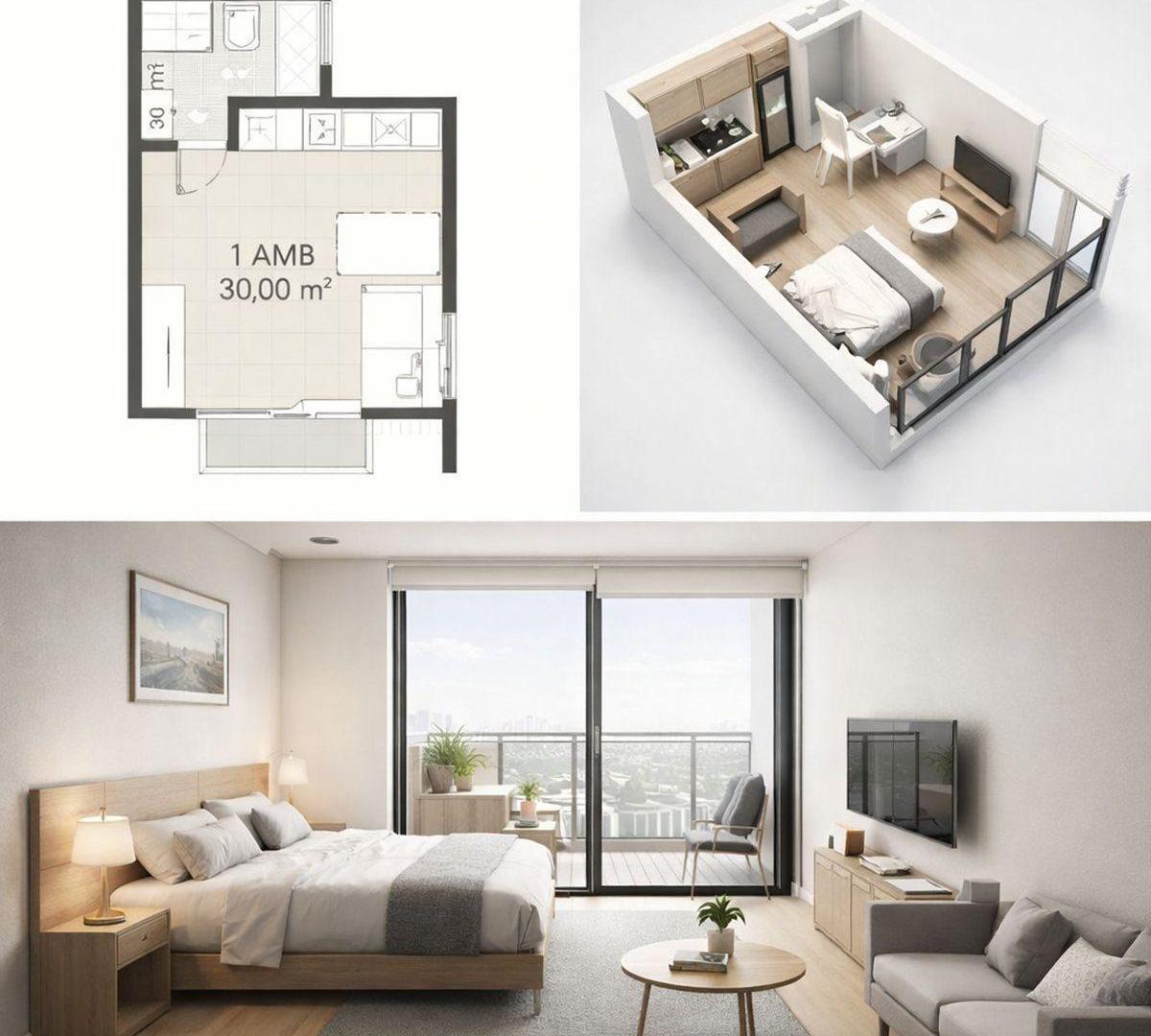 Foto de VENTA DPTO MONO C/COCHERA A ESTRENAR+AMENITIES, imagen 5