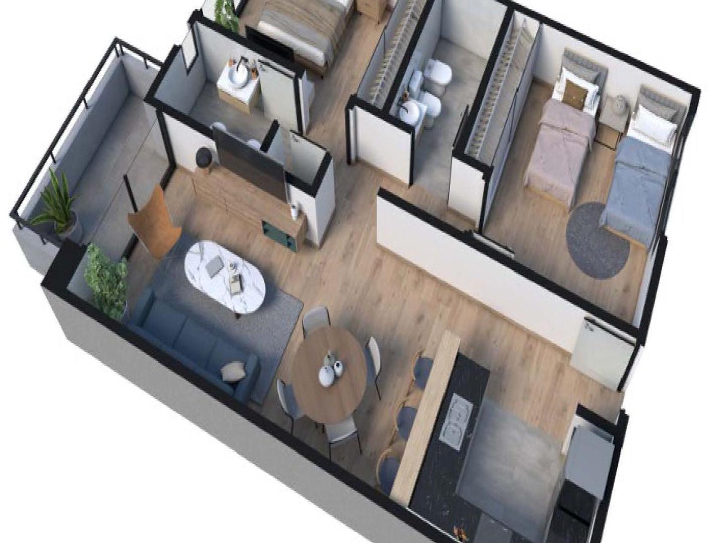 Foto de VENTA DEPTO 3 AMB EN POZO - SAN CRISTOBAL, imagen 3