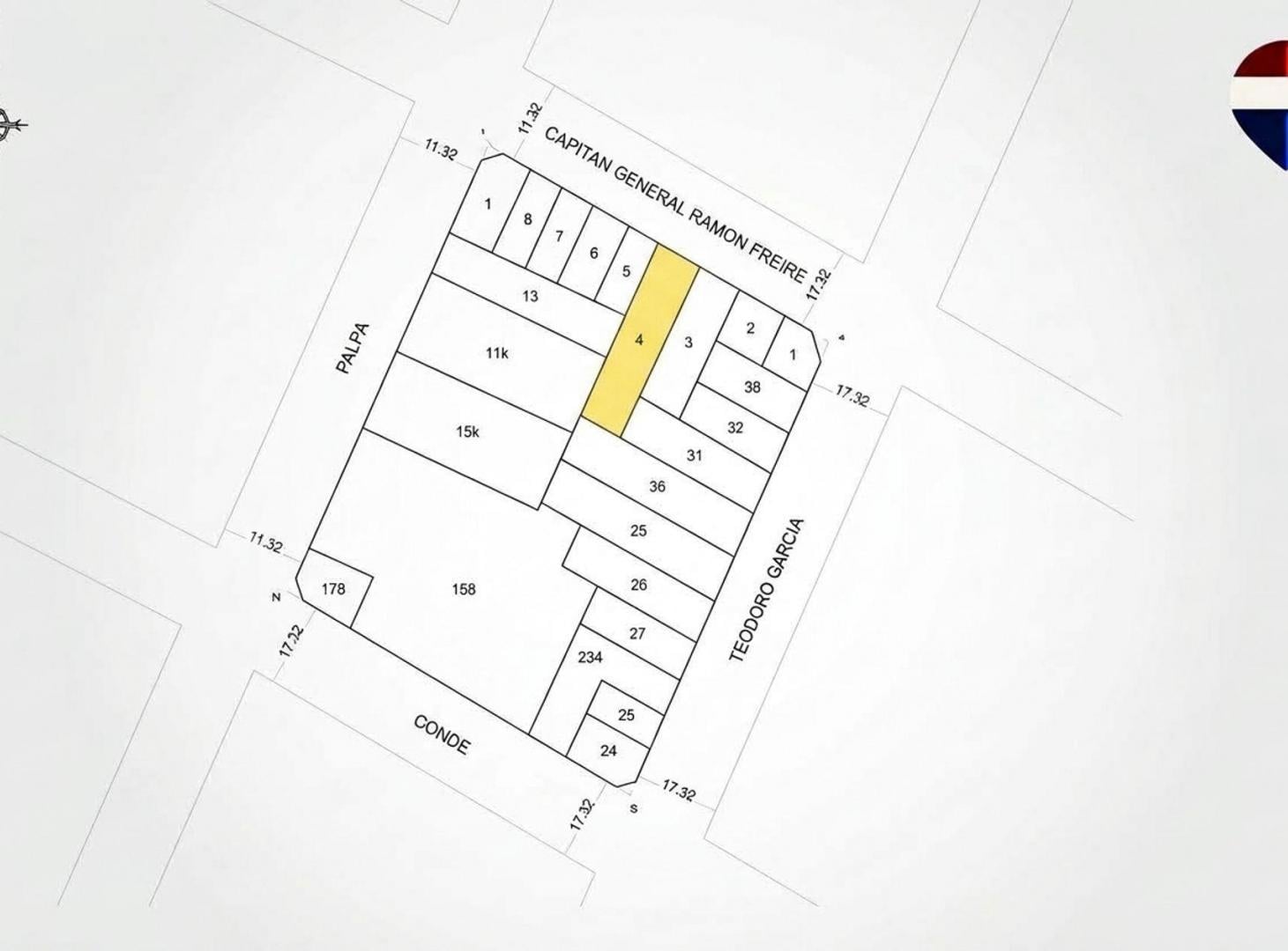 Foto de Excelente lote 9,5x38,5m USAB2 en venta Colegiales, imagen 1
