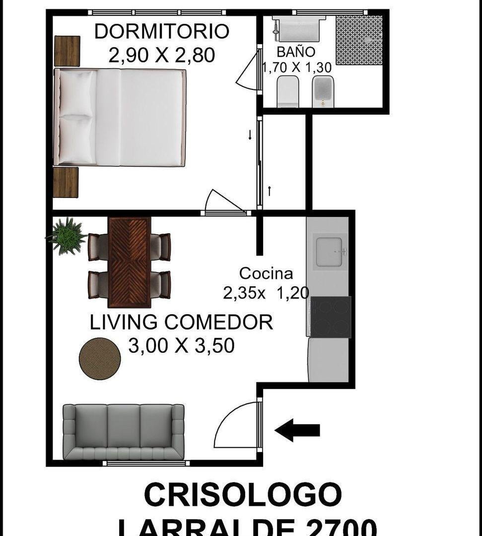 Venta 2 ambientes Nuñez - ideal primera Vivienda