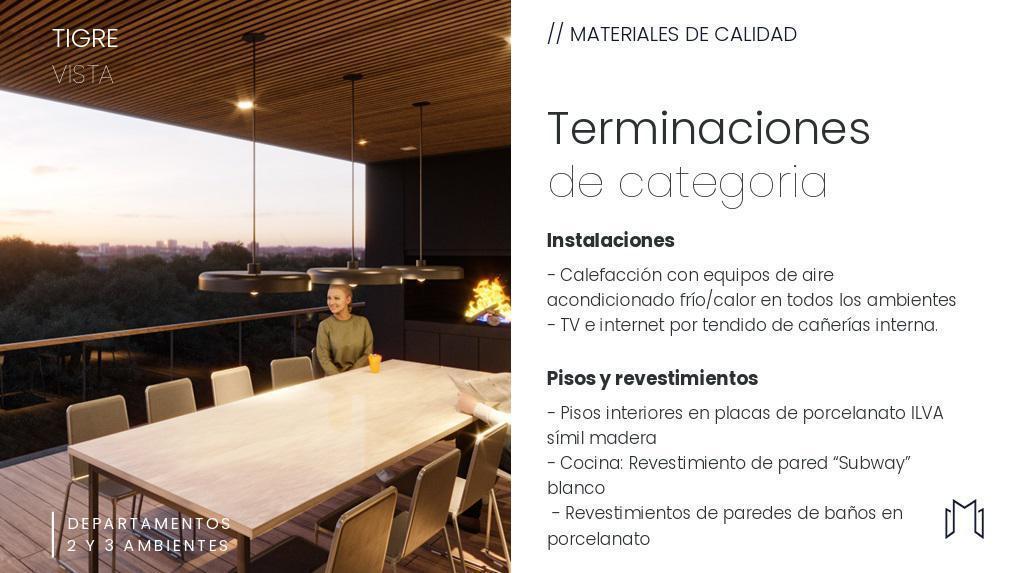 Venta Departamento a Estrenar 3 Ambientes - Tigre Rp - con Amenities Cod 1l 4