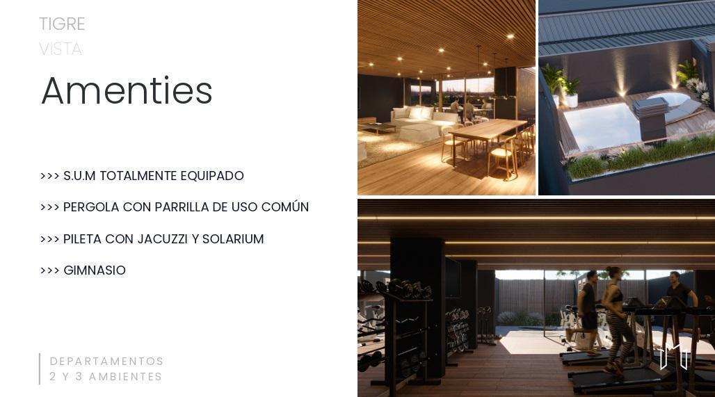 Venta Departamento a Estrenar 3 Ambientes - Tigre Rp - con Amenities Cod 1l 5