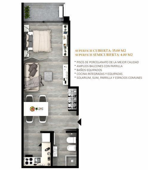 Foto de Departamento en Venta ubicado en Saavedra, a Estrenar!, imagen 2
