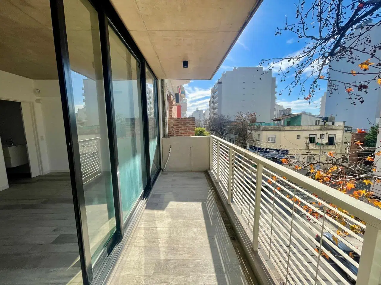 Monoambiente a estrenar con balcon en Villa del Parque 4