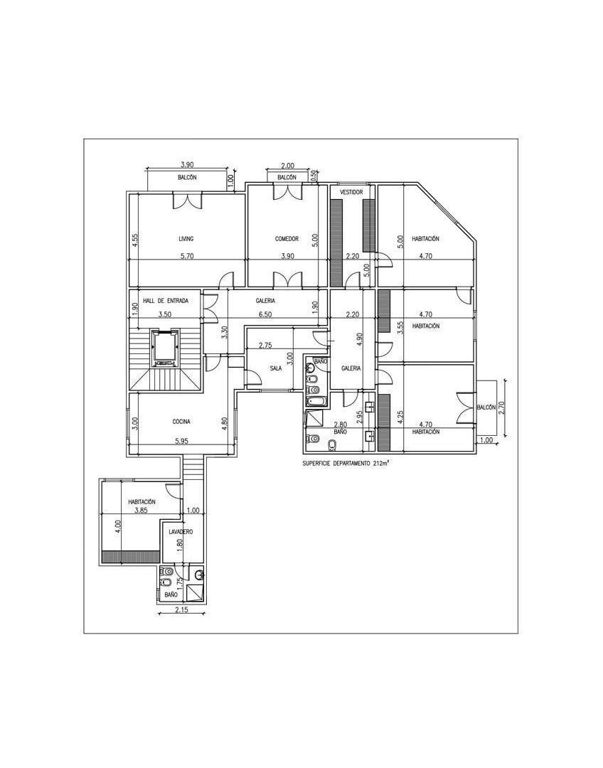 Piso Completo de 211 m² en Edificio Histórico - Categoría y Estilo en Monserrat