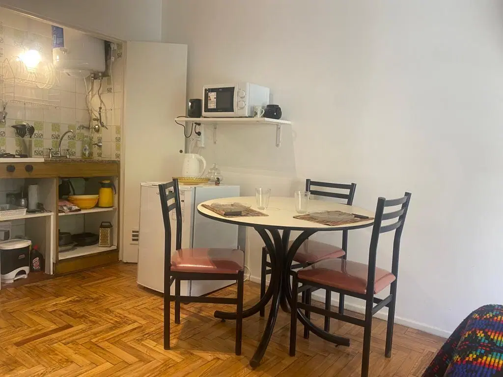 Departamento  monoambiente amoblado en Palermo 3
