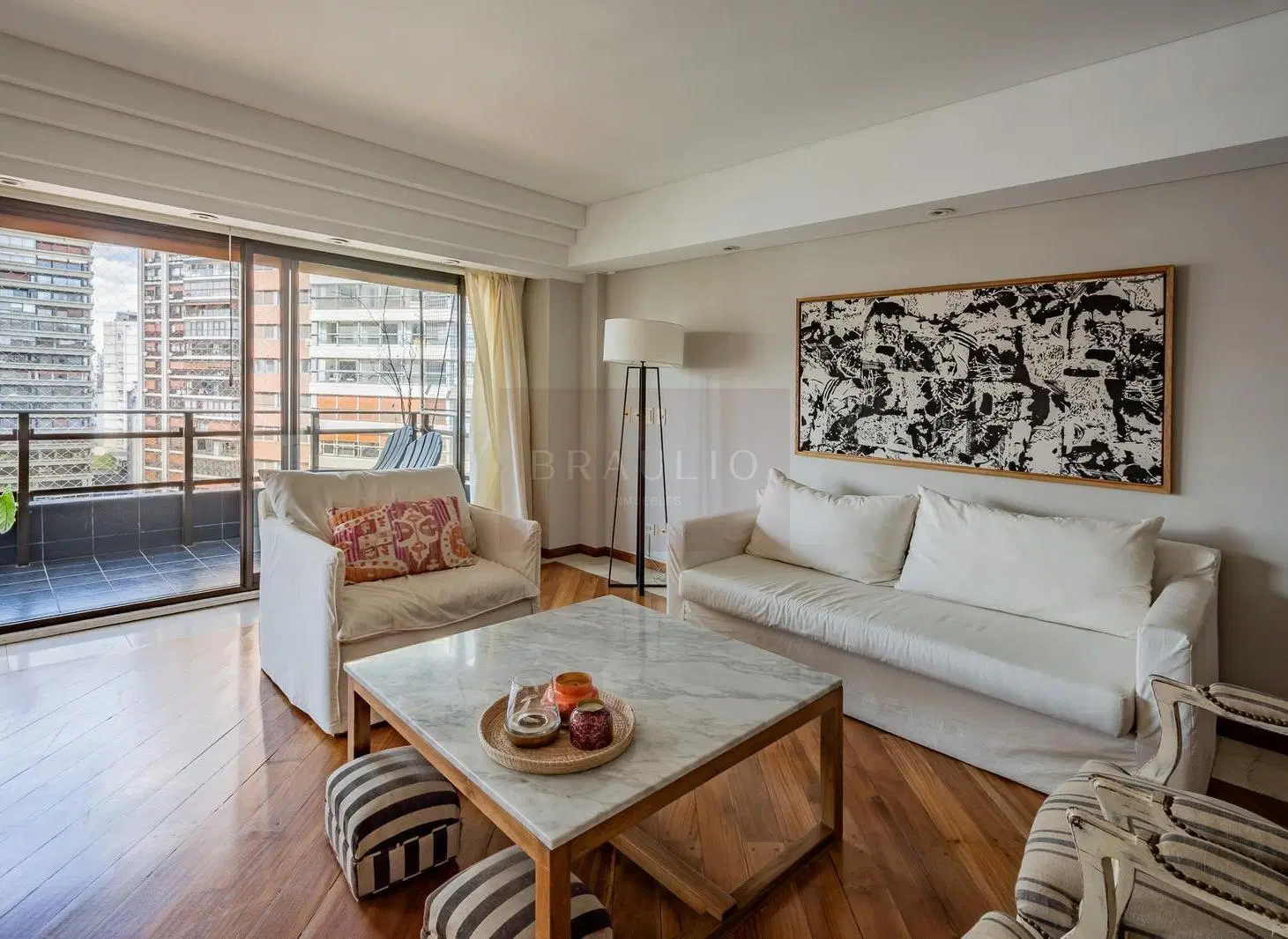 Departamento Palermo Chico 4 ambientes con dependencia y amenities Torre Brukman 5