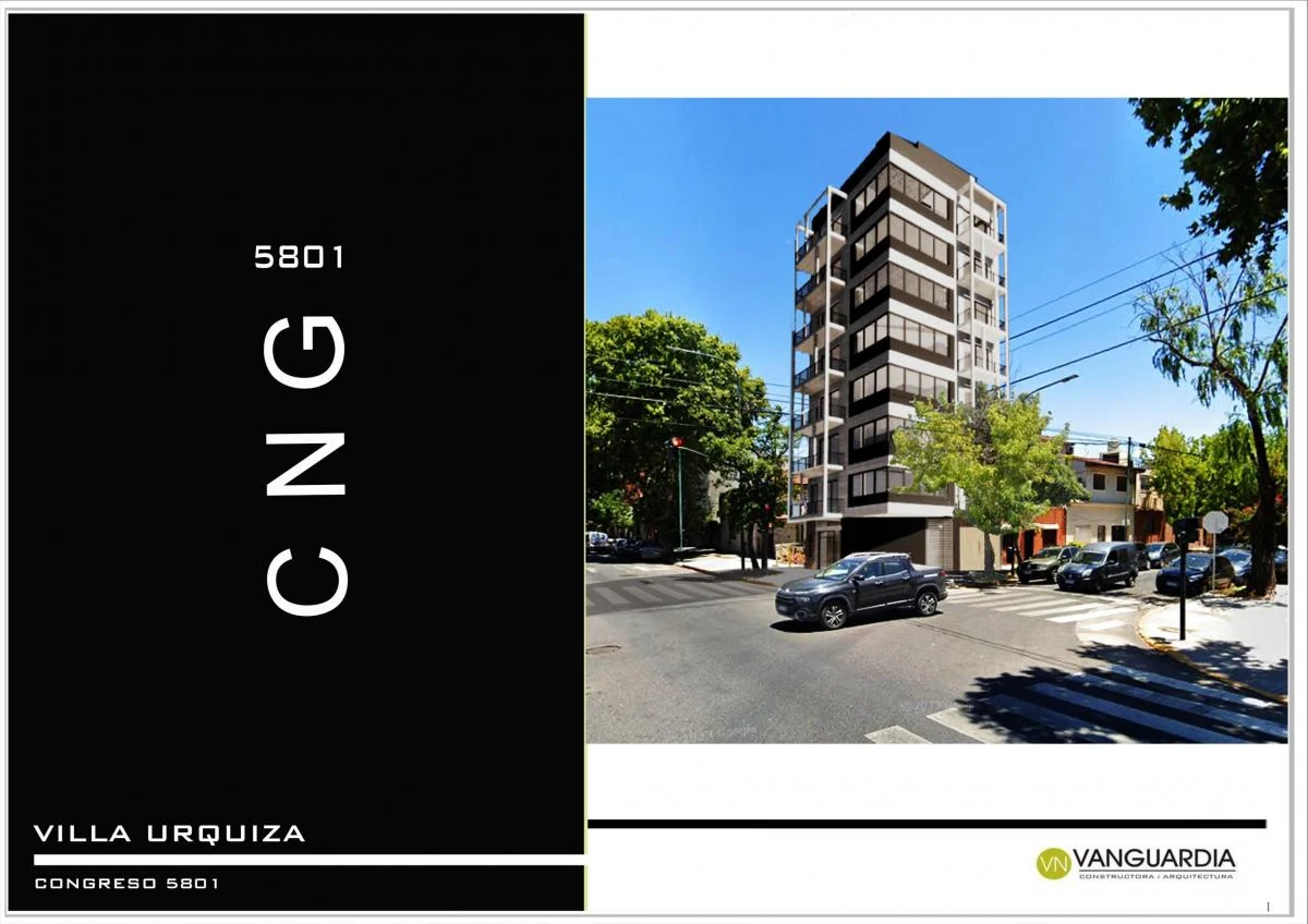 MONOAMBIENTE A ESTRENAR - Congreso 5801 - Villa Urquiza