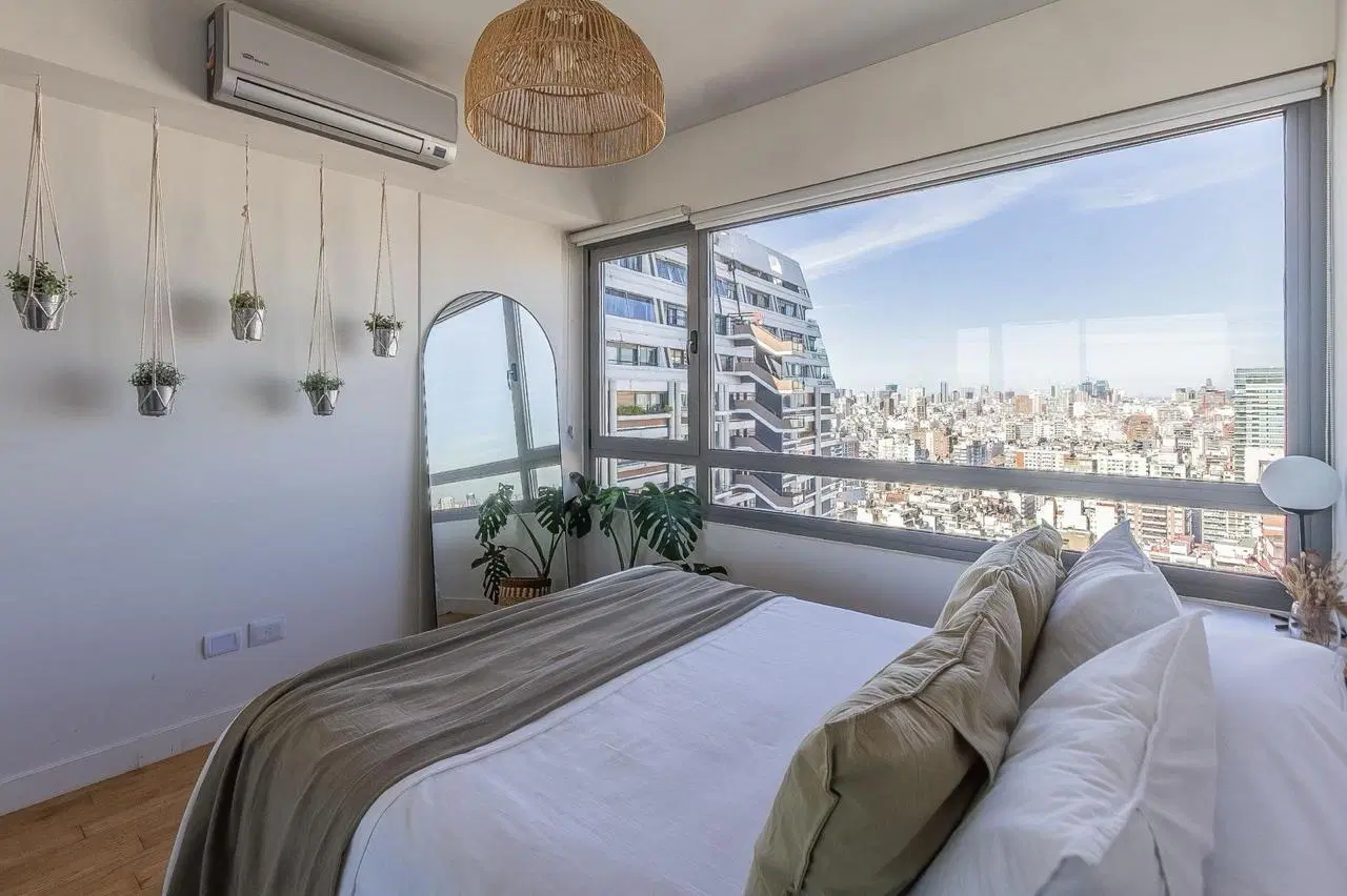 ALQUILER AMOBLADO PISO ALTO CON COCHERA, ASTOR PALERMO. DISPONIBLE A PARTIR 9/7 4