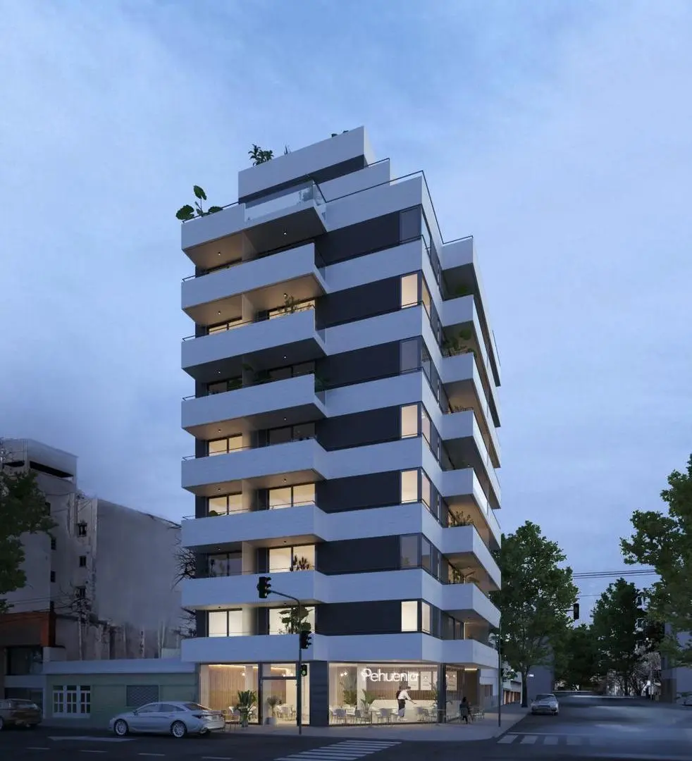 FINANCIADO Departamento de 1 ambientes con balcón aterrazado en Villa Urquiza en construcción pozo 4