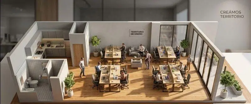 Estudio en PB en edificio Premium, en Villa Pueyrredon 1