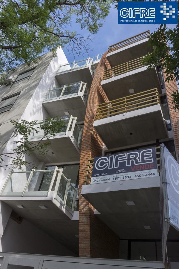 TEMPORARIO o 24 meses AMOBLADO 2 ambientes con balcón aterrazado cochera cubierta