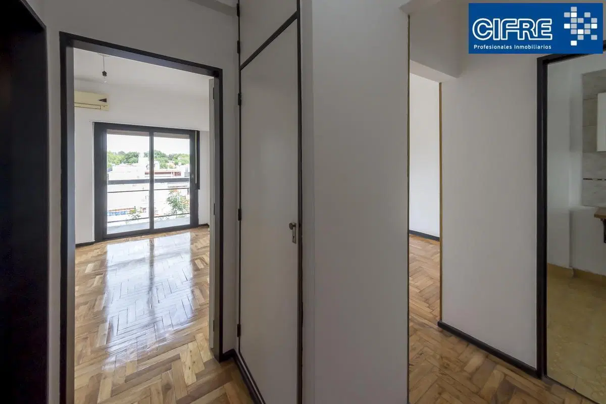 Departamento de 2 ambientes al frente balcón vista abierta, cocina separada 1