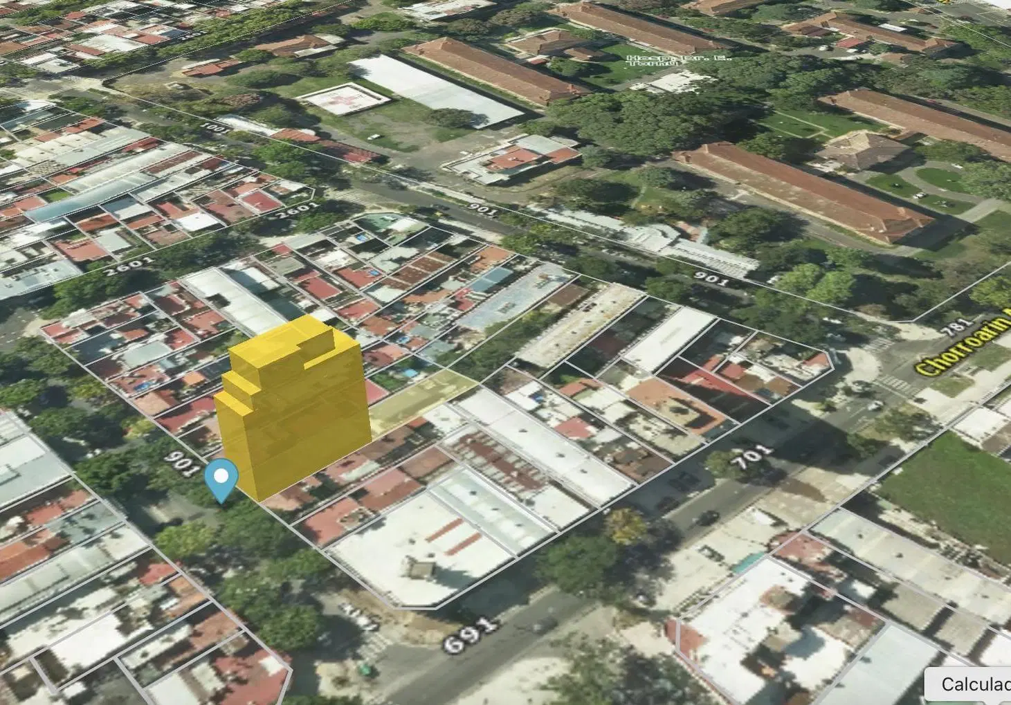 Terreno en Parque Chas - 8,60 x 47,50 - Zonificación USAM  PB   5 pisos   2 retiros 5