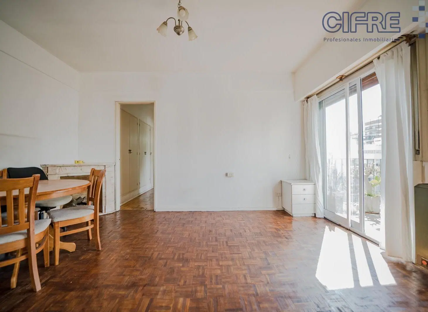 Departamento de 3 ambientes en Belgrano con balcón y vista abierta. 1