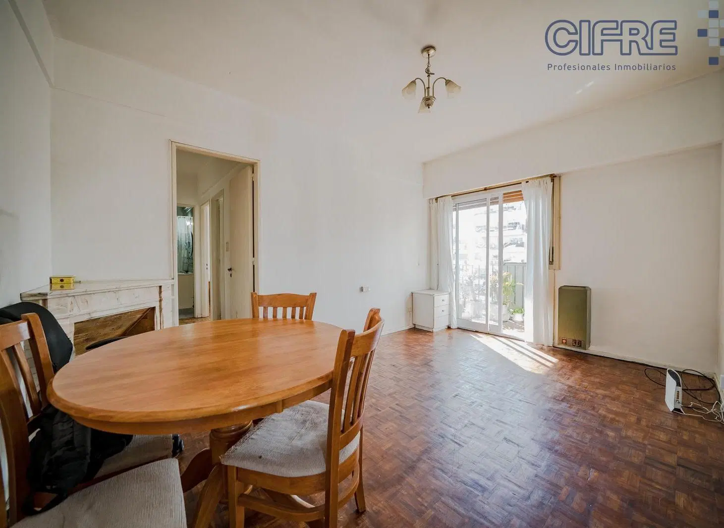 Departamento de 3 ambientes en Belgrano con balcón y vista abierta. 4
