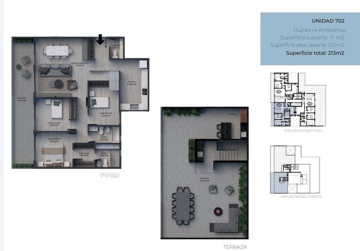 DUPLEX 4 AMB A ESTRENAR CON TERRAZA COLEGIALES