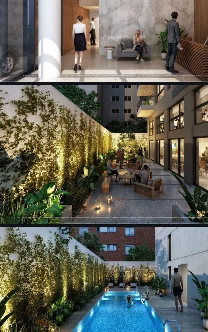 VENTA PALERMO DEPTO 3 AMB AL FRENTE BALCON AMENITI 2