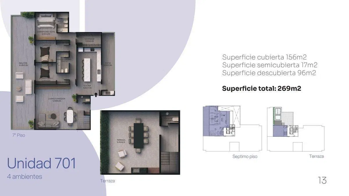 DUPLEX 4 AMB TERRAZA C/PARRILLA + PATIO + BALCON 2