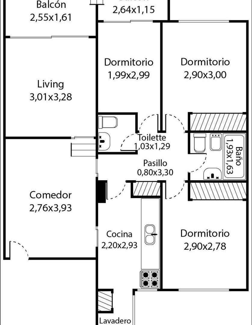 Foto de VENTA 4 AMB V. CRESPO BALCON APTO CREDITO, imagen 4
