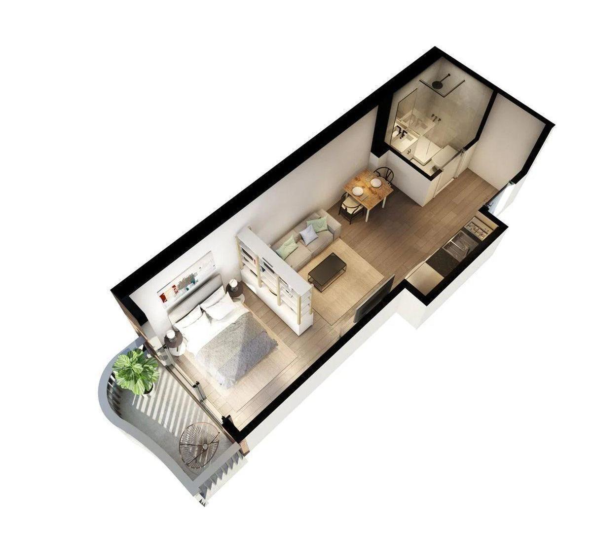 Foto de Venta monoambiente c/ Balcón, Amenities Colegiales, imagen 5
