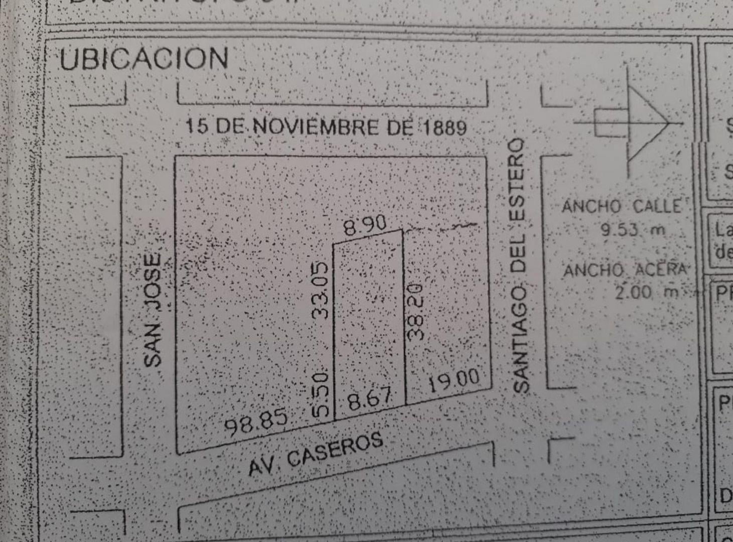 Foto de Importante lote Av. Caseros 2200 m2 vendibles, imagen 3