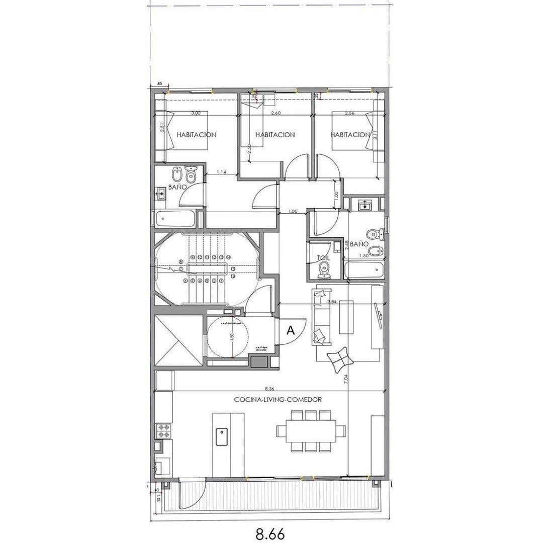 Foto de Venta Piso 4 AMB Suite Balcón 2 baños Toilette, imagen 5