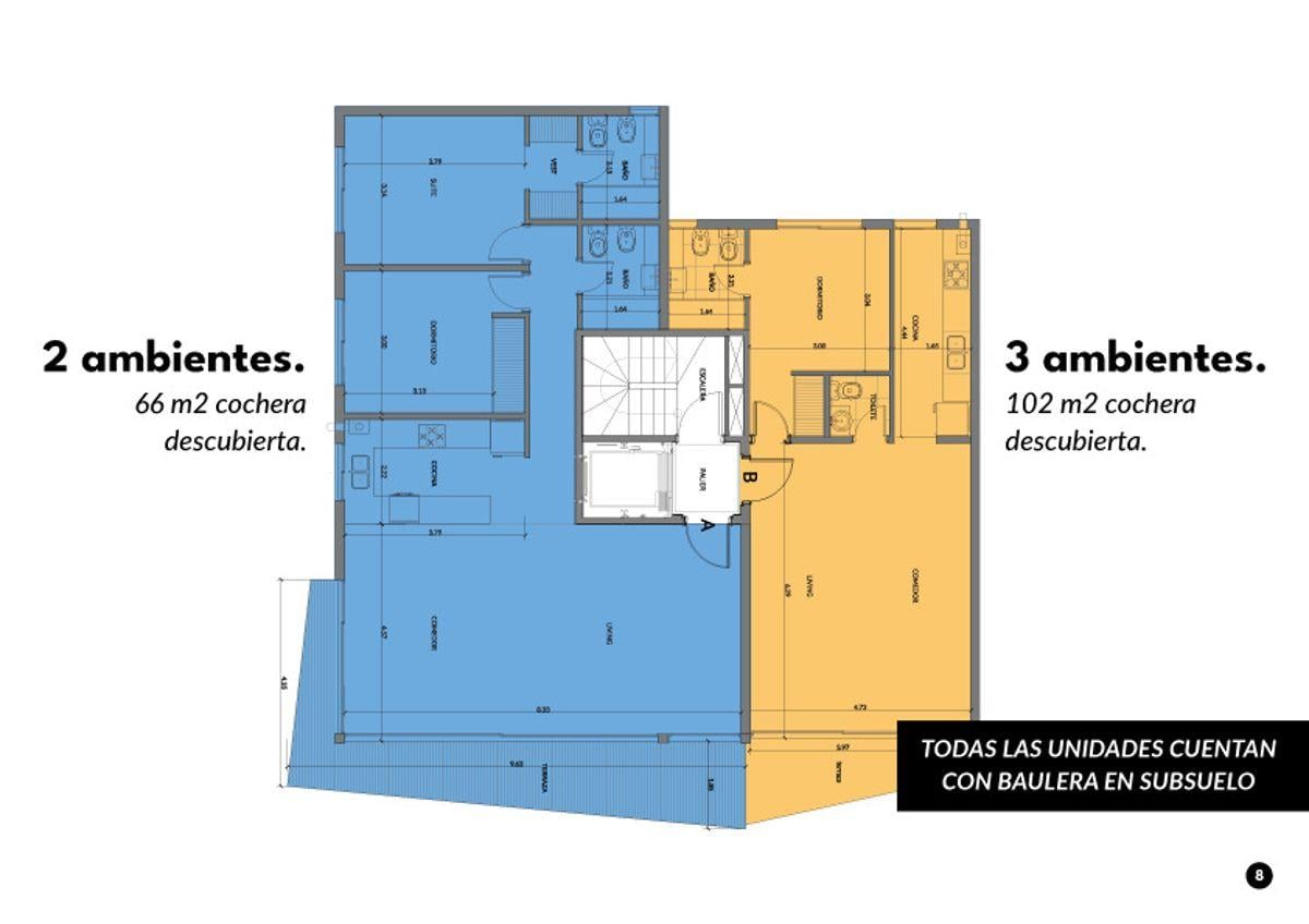 FRENTE AL MAR Y CON VISTA PLENA AL MISMO, DE 2 Y 3 AMBIENTES A ESTRENAR EXTERNOS C/COCHERA Y BAULERA
