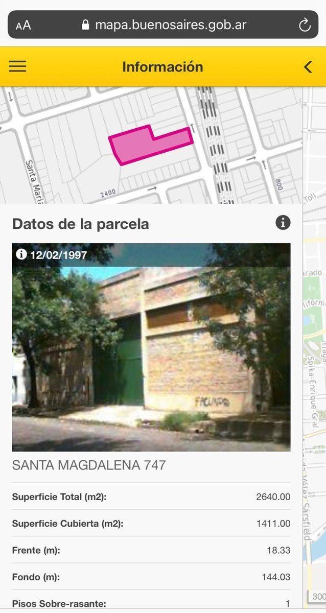 Venta Galpon/deposito Barracas 1