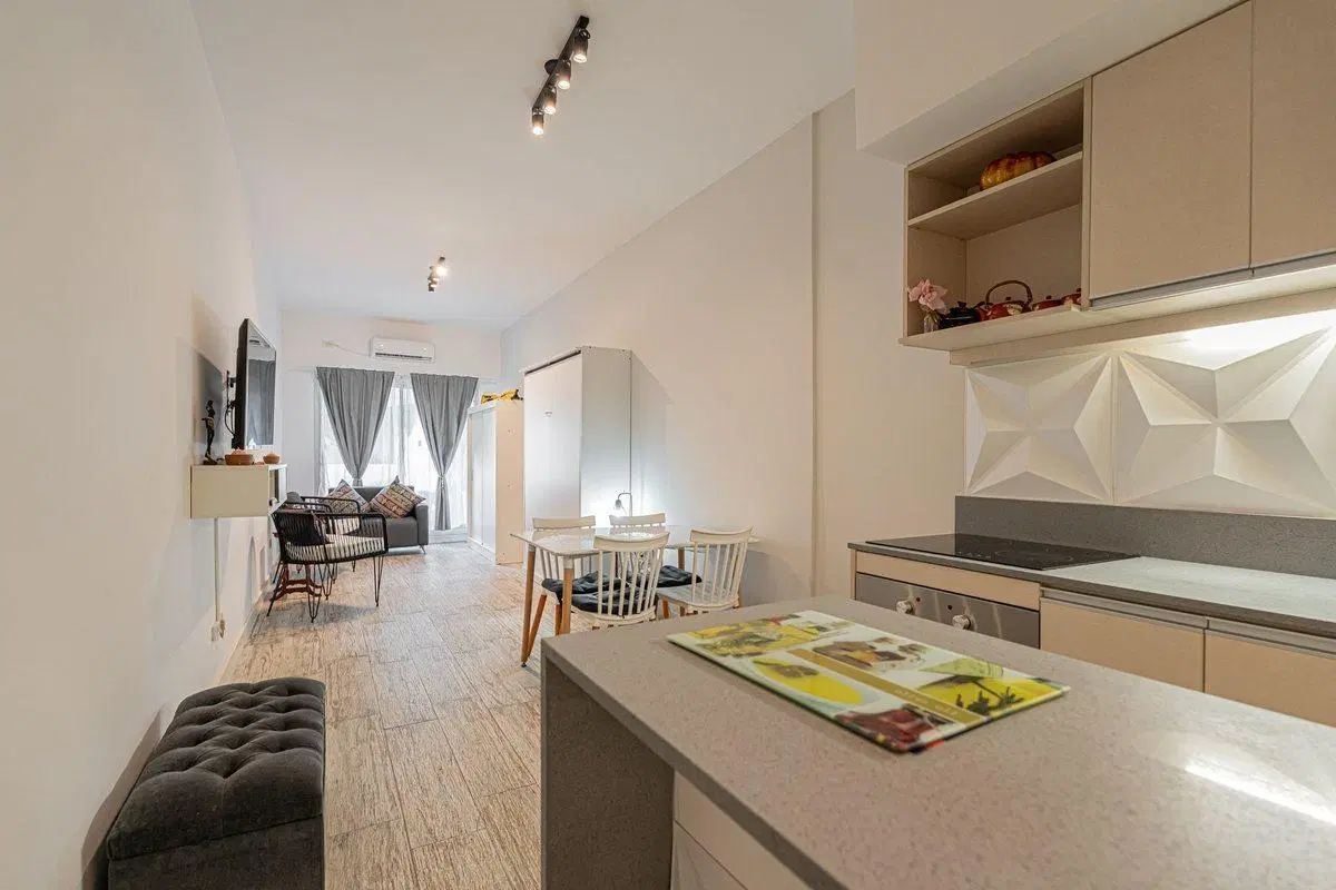 Venta monoambiente Villa Urquiza con jardin 4